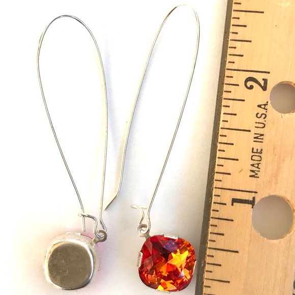 Swarovski crystal earrings - Picture 8 of 9